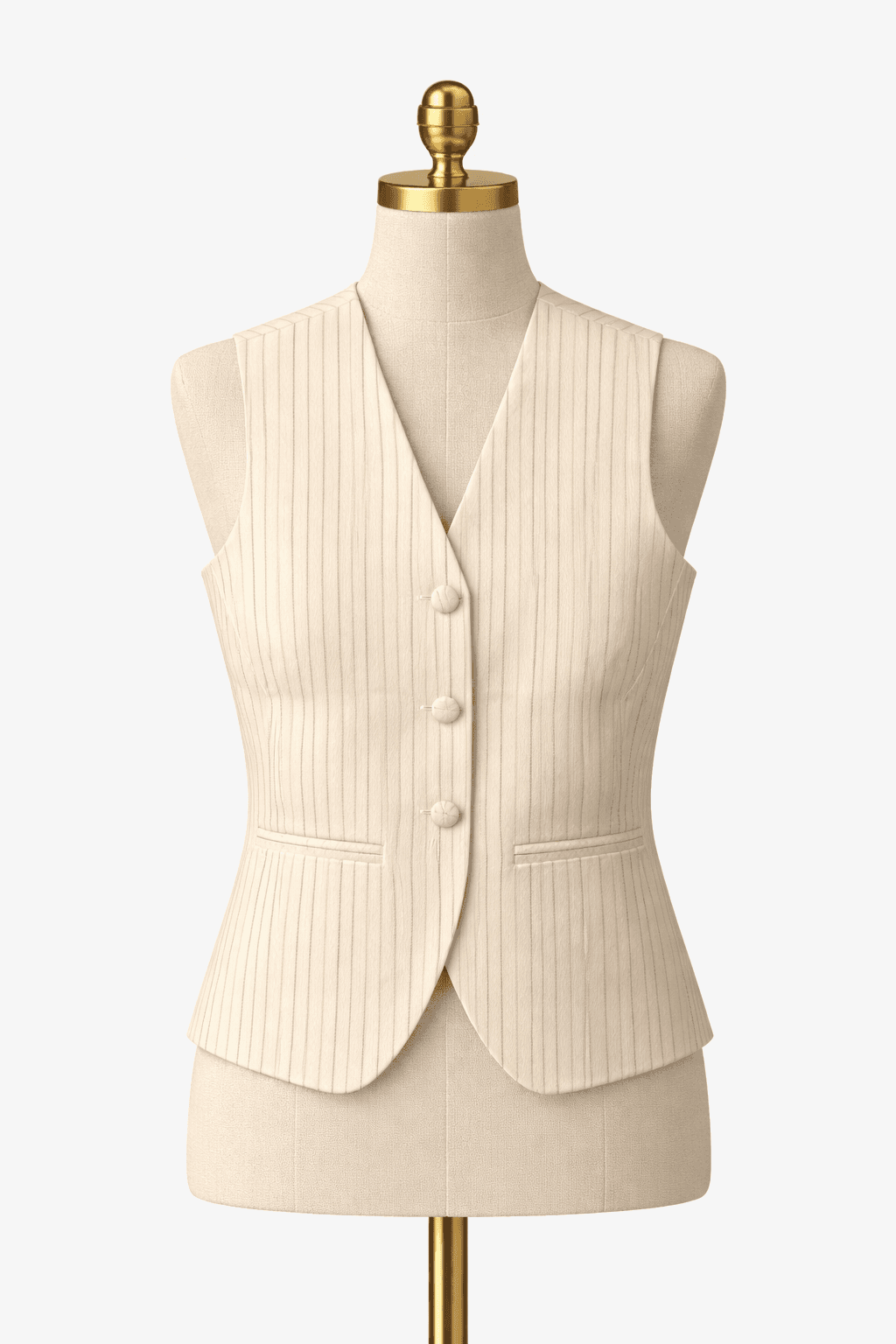 Pinstripe waistcoat